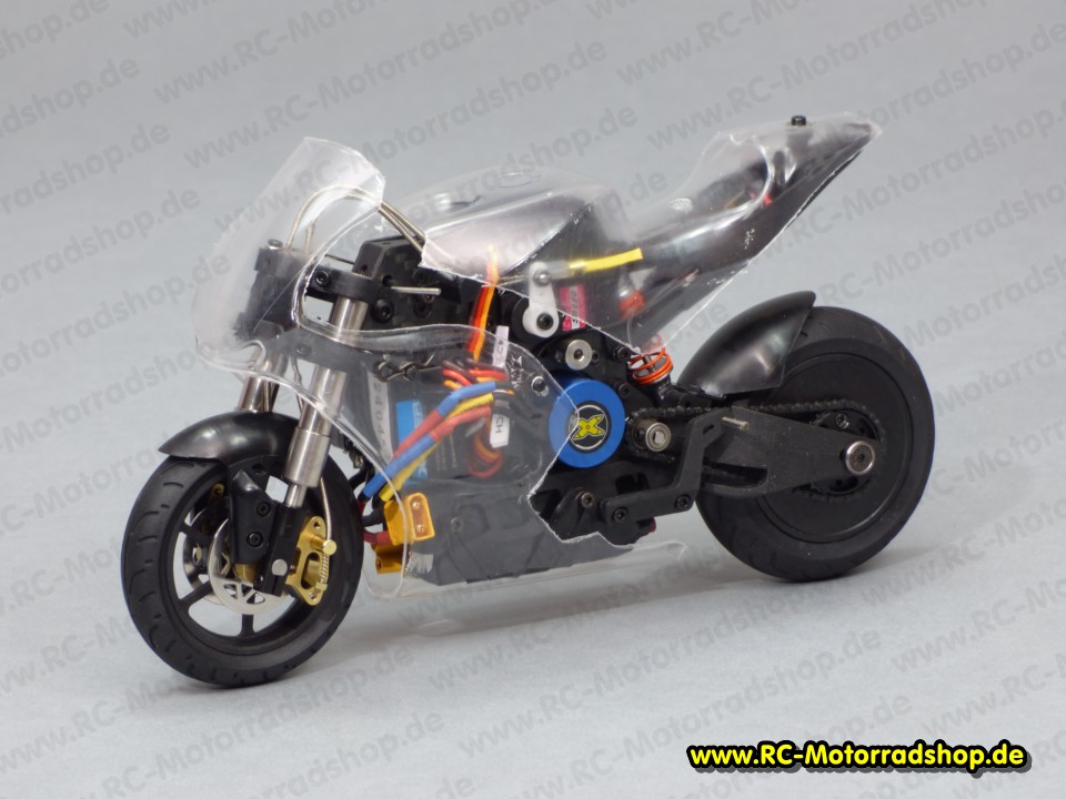 CX3-EVO: 1:10 Motorradmodell X-RIDER CX3 EVO (RTR brushless 4650 kV inkl. Vorderradbremse - fahrbereit aufgebaut) CX3-EVO